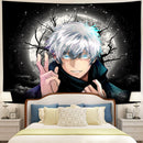 Gojo Jujutsu Kaisen Moonlight Tapestry Room Decor Nearkii