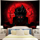 Goku Saiyan Evil Moonlight Tapestry Room Decor Nearkii