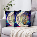 Groot Hold Baby Yoda Love You To The Moon Galaxy Pillowcase Room Decor Nearkii
