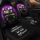 Nightmare Before Christmas Family Ride Jeep Moonlight Halloween Premium Custom Car Seat Covers Decor Protectors Nearkii