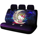 Hello Kitty Love You To The Moon Galaxy Premium Custom Car Back Seat Covers Decor Protectors Nearkii