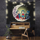 Heroes Funny Love You To The Moon Tapestry Room Decor Nearkii