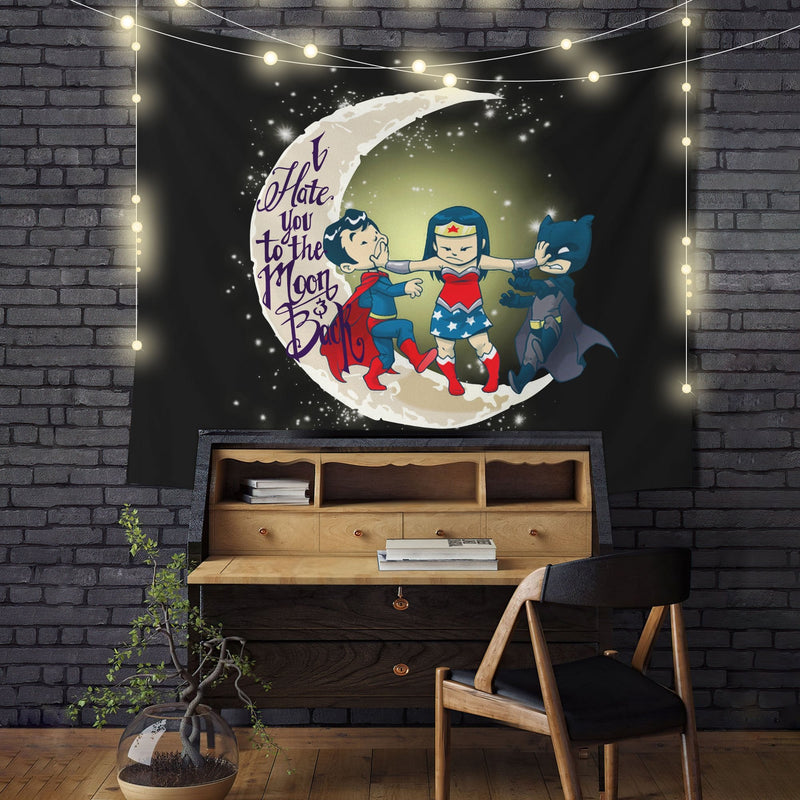 Heroes Funny Love You To The Moon Tapestry Room Decor Nearkii