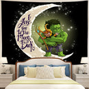 Hulk And Loki Love You To The Moon Tapestry Room Decor Nearkii