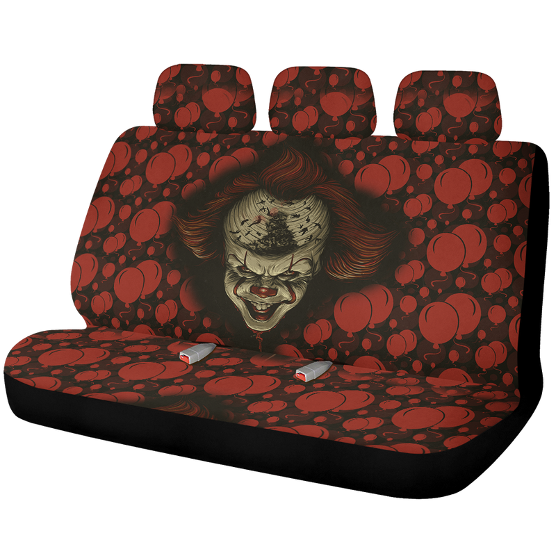 IT Pennywise Car Back Seat Cover Decor Protectors Nearkii