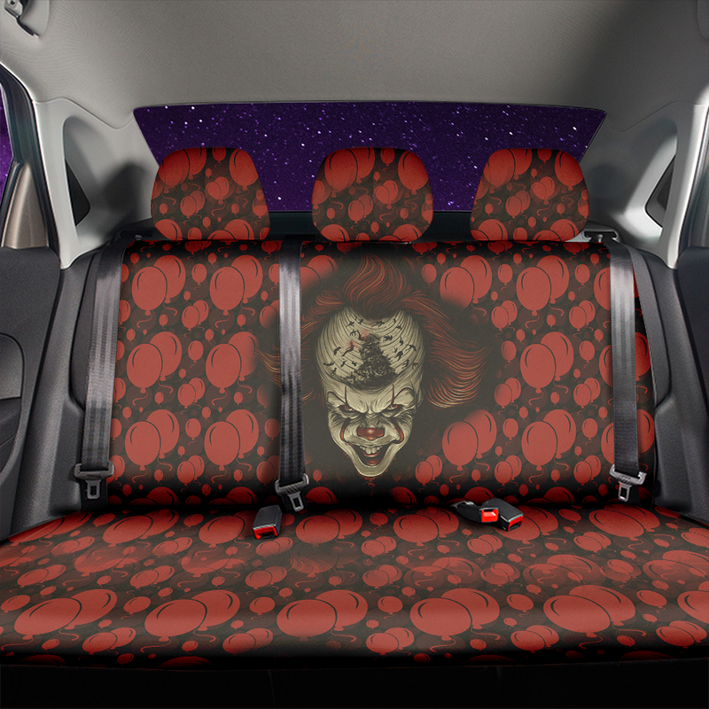 IT Pennywise Car Back Seat Cover Decor Protectors Nearkii