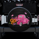 In October We Wear Pink Mini Truck Jeep Car Spare Tire Cover Gift For Campers Nearkii