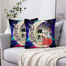 Inuyasha Love You To The Moon Galaxy Pillowcase Room Decor Nearkii