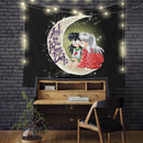 Inuyasha Love You To The Moon Tapestry Room Decor Nearkii