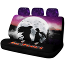 Inuyasha Couple Moon Night Galaxy Car Back Seat Covers Decor Protectors Nearkii