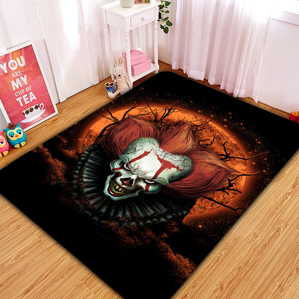 It Horror Movie Moonlight Rectangular Area Rug
