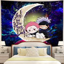 Jujutsu Kaisen Gojo Sukuna 1 Love You To The Moon Galaxy Tapestry Room Decor Nearkii