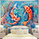 Koi Fish Tapestry Room Decor Nearkii