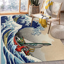 Legend Of Zelda The Great Wave Japan Rectangular Area Rug