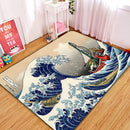 Legend Of Zelda The Great Wave Japan Rectangular Area Rug
