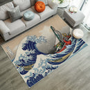 Legend Of Zelda The Great Wave Japan Rectangular Area Rug