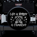 Life Is Better Around A Campfire Car Spare Tire Cover Gift For Campers Nearkii