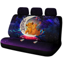Lion King Simba Nala Love You To The Moon Galaxy Car Back Seat Covers Decor Protectors Nearkii