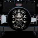Live To Ride Jeep Car Spare Tire Cover Gift For Campers Nearkii