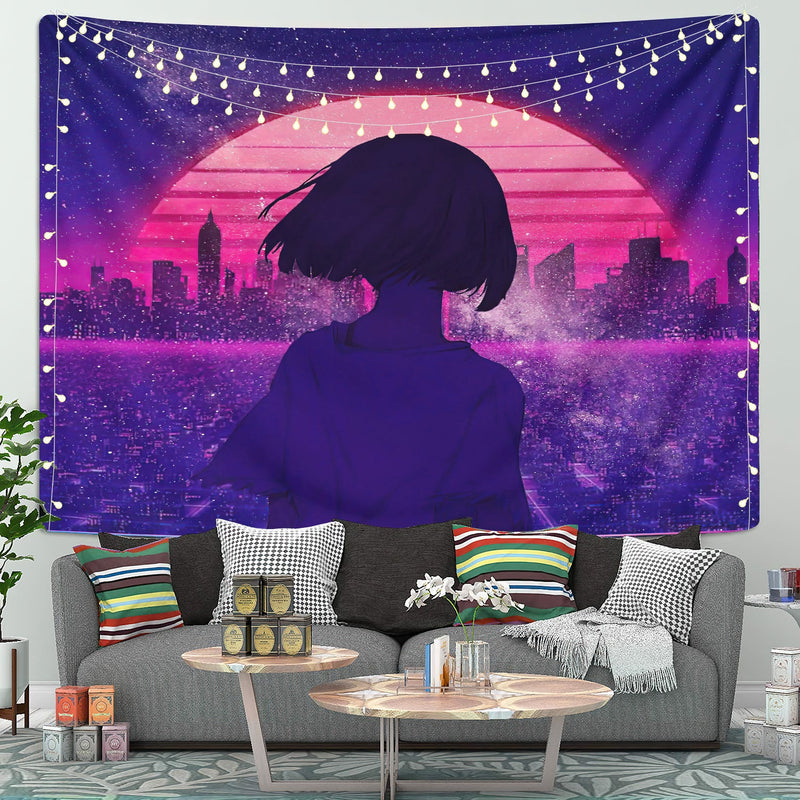 Lofi Chill Kid Tapestry Room Decor Nearkii