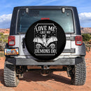 Love Me Like My Demons Do Jeep Car Spare Tire Cover Gift For Campers Nearkii