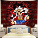 Luffy Gear 5 Break Wall Style Tapestry Room Decor Nearkii