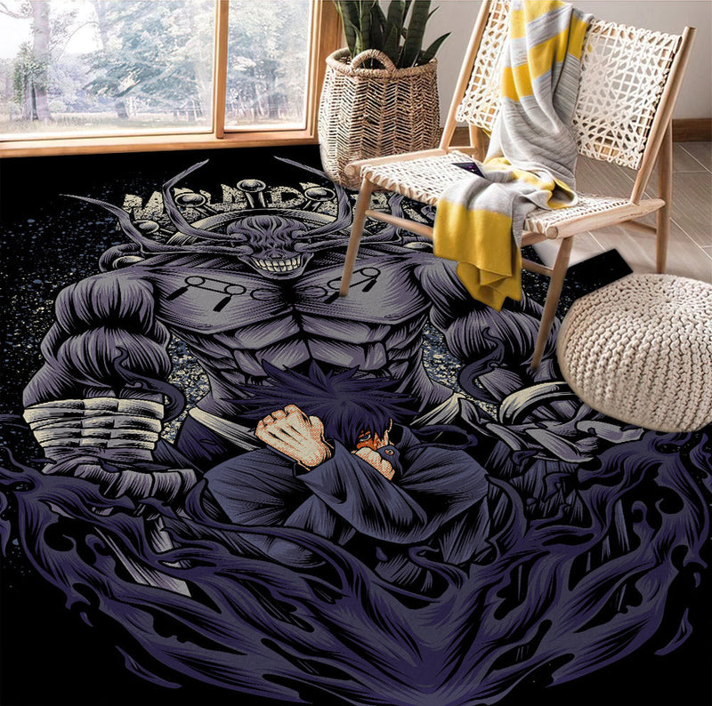 Mahoraga Megumi Jujutsu Kaisen Anime Rug Carpet Rug Home Room Decor Nearkii