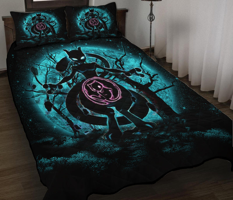 Mewtwo Pokemon Moonlight Quilt Bed Sets Nearkii