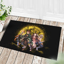 Moon Demonslayer Background 1 Moonlight Door Mats Home Decor