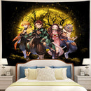 Moon Demon Slayer Moonlight Tapestry Room Decor Nearkii