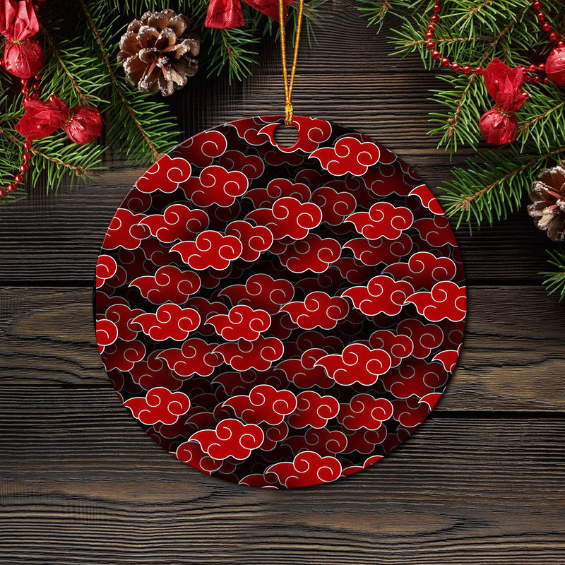 Naruto Anime Akatsuki 3D Cloud Mica Circle Ornament Perfect Gift For Holiday Nearkii