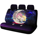 Natsu Fairy Tail Anime Love You To The Moon Galaxy Premium Custom Car Back Seat Covers Decor Protectors Nearkii