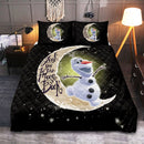 Olaf To The Moon New Quilt Bed Sets Nearkii