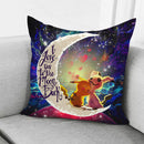 Pikachu Horro Love You To The Moon Galaxy Pillowcase Room Decor Nearkii