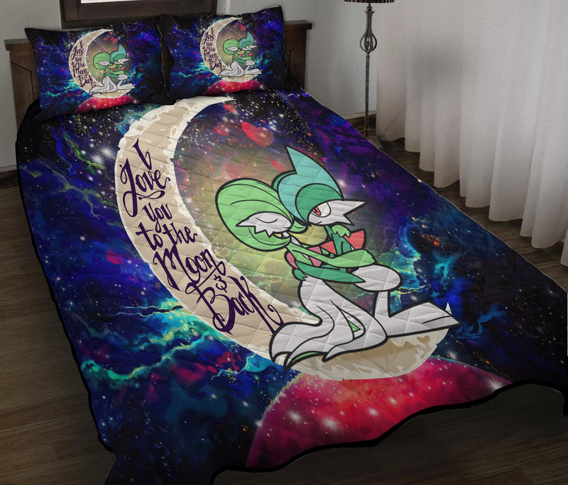 Pokemon Couple 1 Love You To The Moon Galaxy Quilt Bed Sets Nearkii