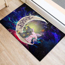 Pokemon Couple Espeon Umbreon Love You To The Moon Galaxy Back Doormat Home Decor Nearkii