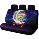 Pusheen Cat Love You To The Moon Galaxy Premium Custom Car Back Seat Covers Decor Protectors Nearkii