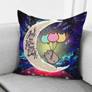 Pusheen Cat Love You To The Moon Galaxy Pillowcase Room Decor Nearkii