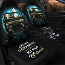 Rick And Morty Moonlight Halloween Ride Jeep Premium Custom Car Seat Covers Decor Protectors Nearkii