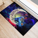 Rio Blu And Jewel Love You To The Moon Galaxy Doormat Home Decor Nearkii