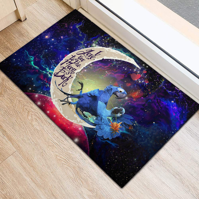 Rio Blu And Jewel Love You To The Moon Galaxy Doormat Home Decor Nearkii