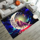 Sailor Moon Love You To The Moon Galaxy Rug Carpet Rug Home Room Decor Nearkii