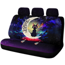 Sailor Moon Cat Love You To The Moon Galaxy Premium Custom Car Back Seat Covers Decor Protectors Nearkii