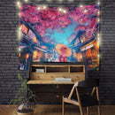 Sakura Japan Girl Tapestry Room Decor Nearkii
