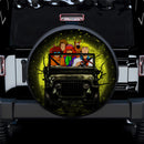 Scooby Doo Funny Ride Jeep Moonlight Halloween Car Spare Tire Covers Gift For Campers Nearkii