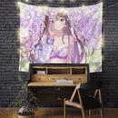 Sexy Anime Girl Under Tree Tapestry Room Decor Nearkii