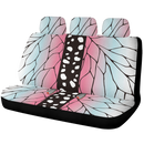 Kochou Shinobu Pattern Demon Slayer Car Back Seat Covers Decor Protectors Nearkii