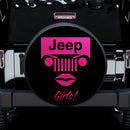 Jeep Girl Pink Car Spare Tire Cover Gift For Campers Nearkii