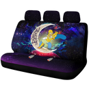 Simpsons Family Love You To The Moon Galaxy Car Back Seat Covers Decor Protectors Nearkii