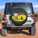 Snoopy Hot Dog Camping Fire Spare Tire Covers Gift For Campers Nearkii